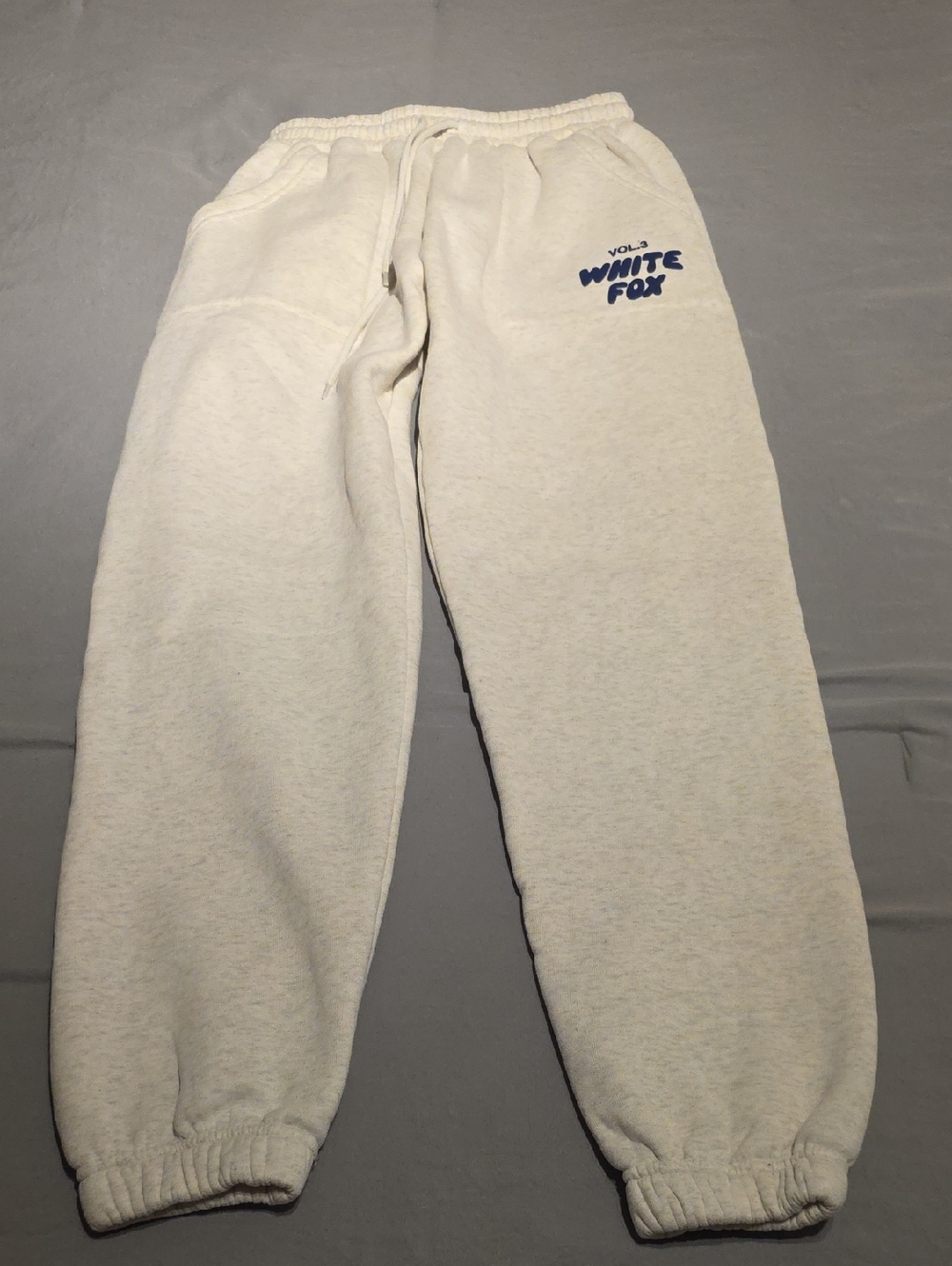 White Fox Boutique Logo Drawstring Joggers